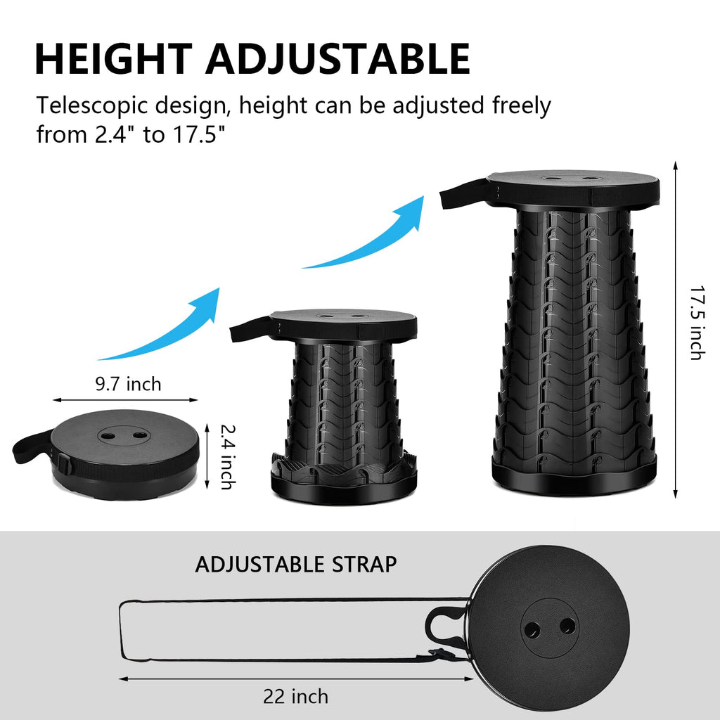 Premium Klapphocker – tragbarer Faltstuhl für Outdoor & Reisen