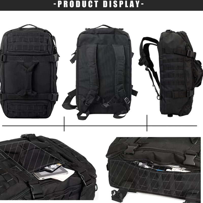 3-in-1 Militär-Duffle-Bag – Tactical Reise-Outdoor-Rucksack, wasserdicht