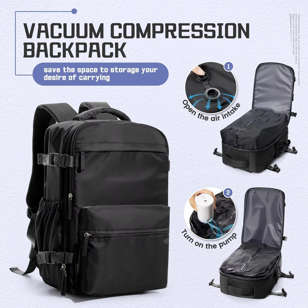 15,6-Zoll-Reiserucksack mit Vakuumkompression