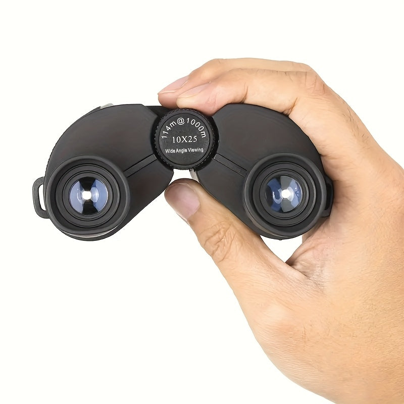 Kompaktes Fernglas 10x mit 25-mm-Frontlinsen für die Naturbeobachtung