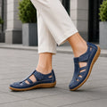 Komfortschuhe aus Leder mit breiter Zehenbox