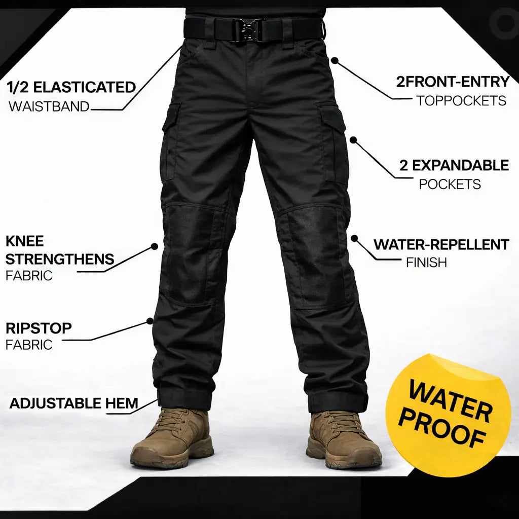 Herren Cargo-Hose wasserabweisend – Ripstop-Gewebe