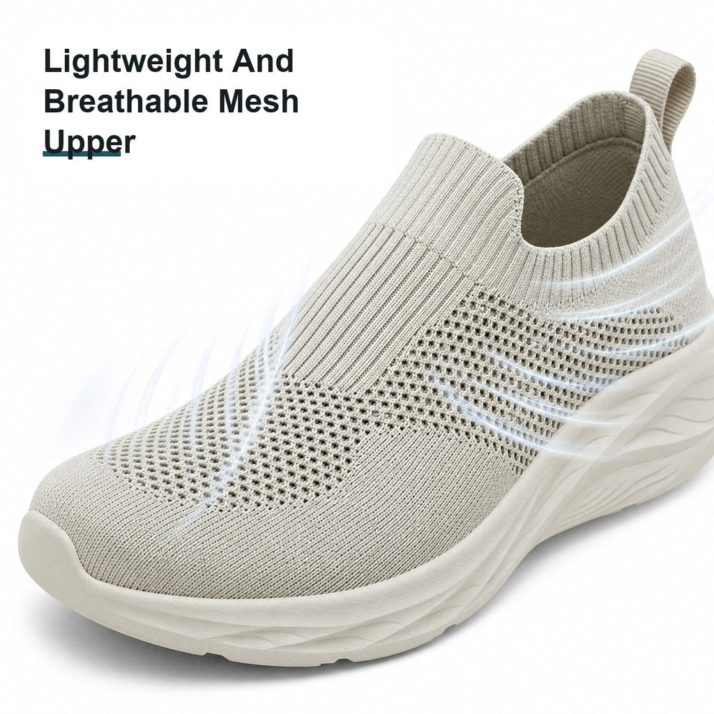 Herren Slip-on-Walking-Schuhe ohne Schnürung