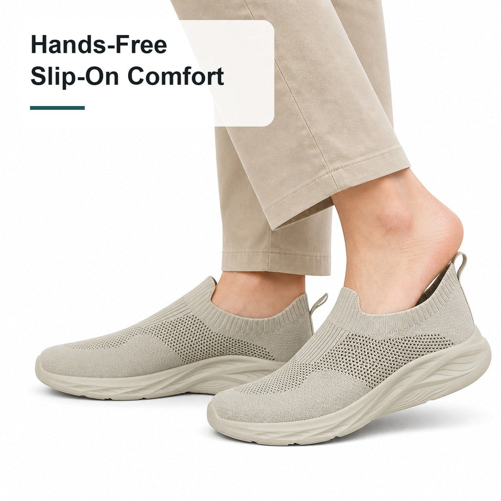 Herren Slip-on-Walking-Schuhe ohne Schnürung