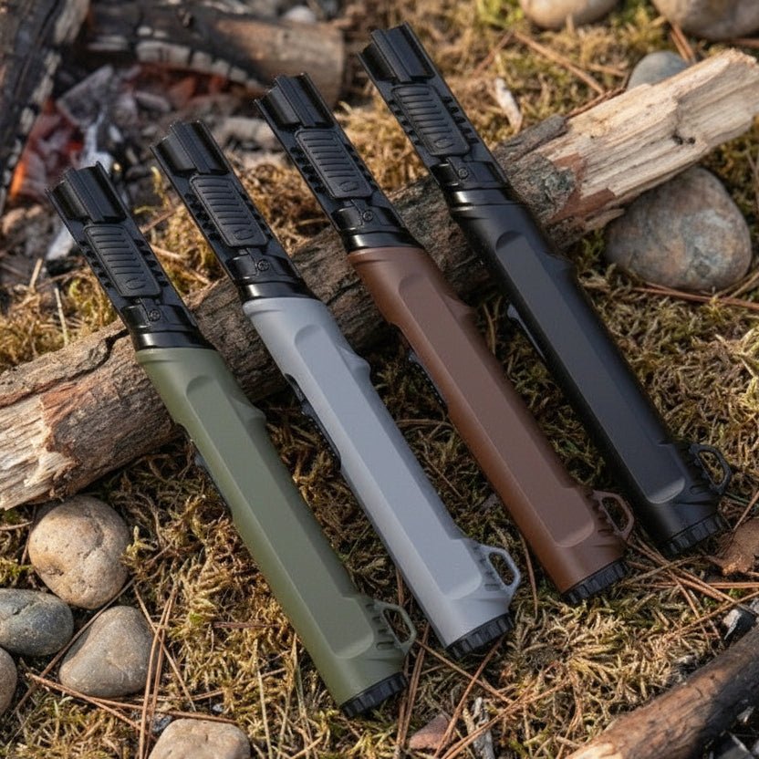 Robustes Feuerzeug im Militärstil für Camping und Survival