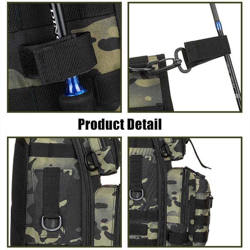 Große Tactical-Angeltasche