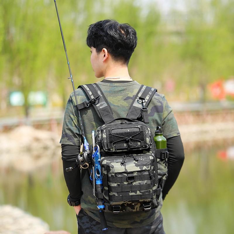 Große Tactical-Angeltasche