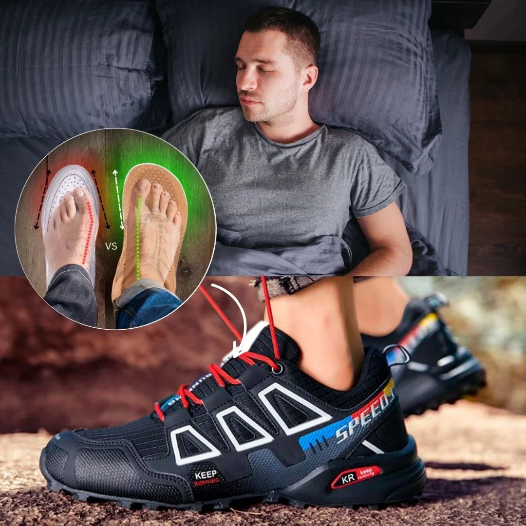 OrthoTrekking – Ergonomische & Gesunde Trekking u.-Wanderschuhe für besseren Schlaf