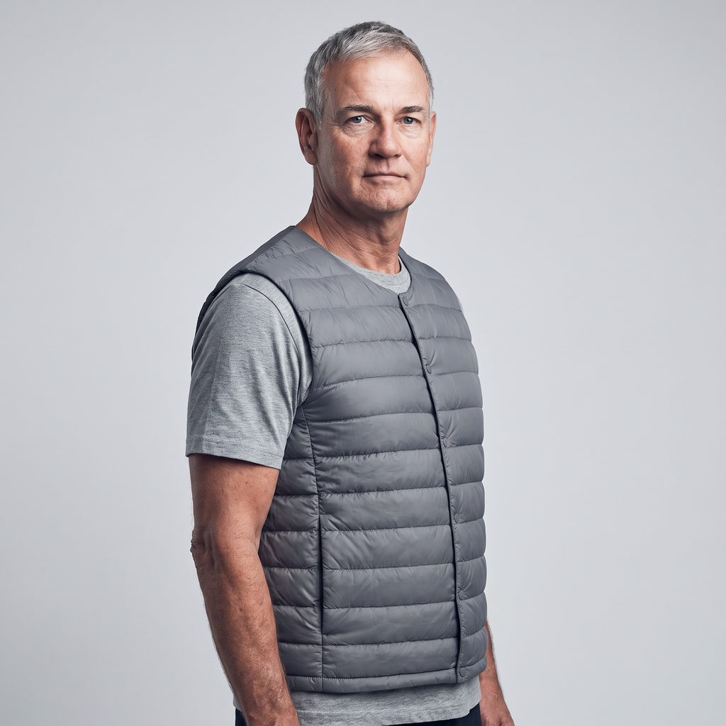 Herren Daunenweste – leichter Bodywarmer für Wandern und Outdoor