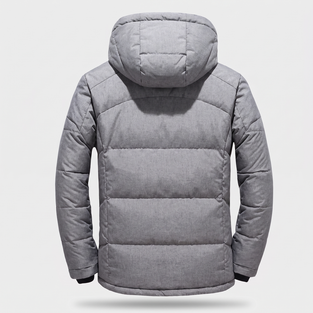 Herren Steppjacke mit 7 Taschen – Daunenjacke mit Kapuze für den Winter