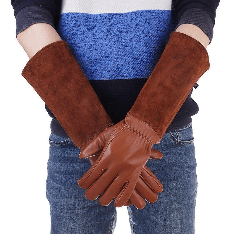 Premium-Gartenhandschuhe mit elastischem Handgelenkbündchen