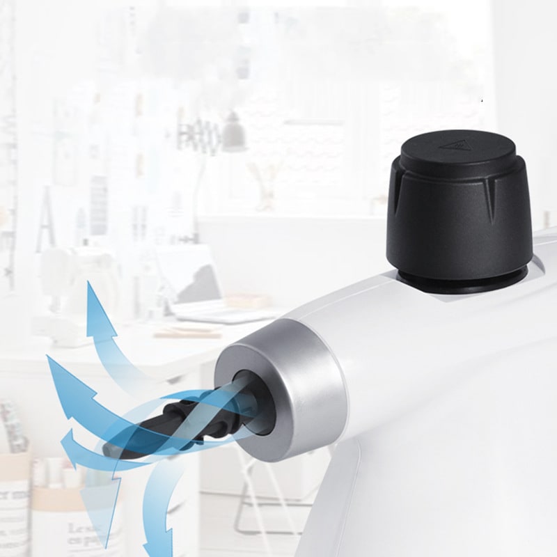 Handdampfreiniger mit Zubehör-Set für Fliesenfugen, Teppiche und Polster