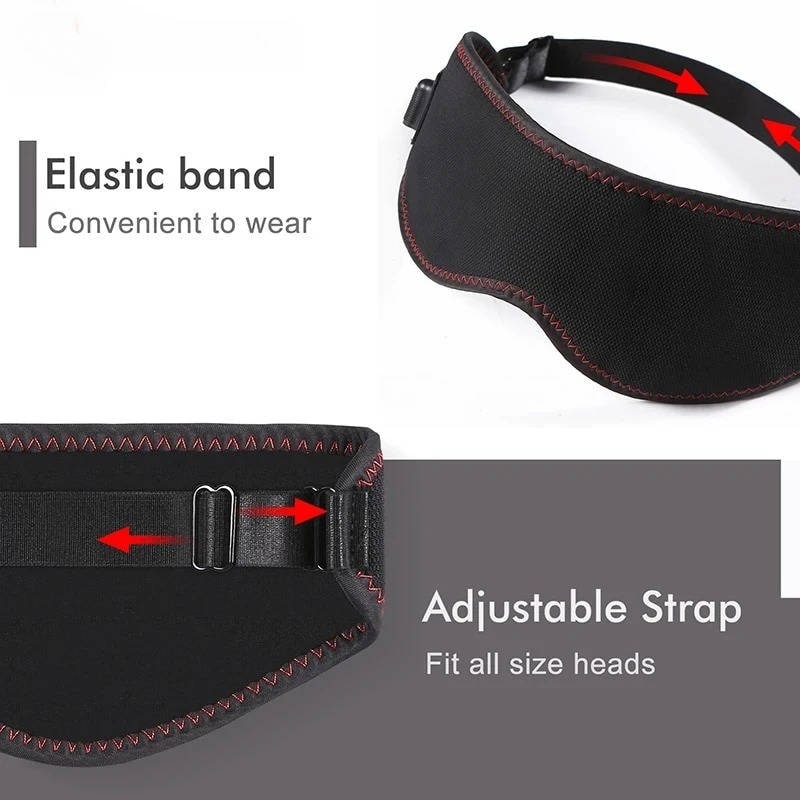 Beheizbare Augenmaske mit verstellbarem Riemen und USB-Anschluss