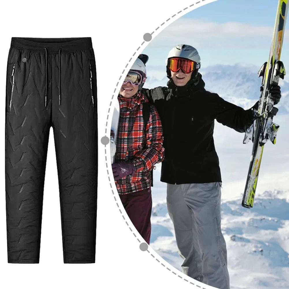 Beheizbare, fleecegefütterte Hose für Golf bei kaltem Wetter