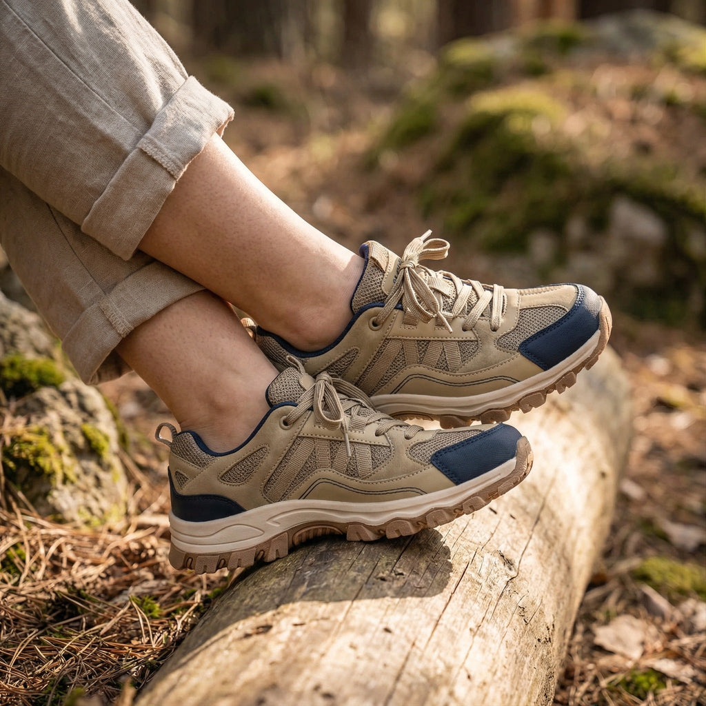 Leichte, atmungsaktive Wanderschuhe mit flexiblem Grip
