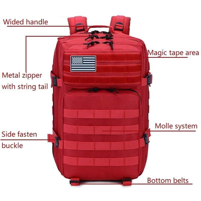 45-Liter-Molle-Rucksack, wasserdicht