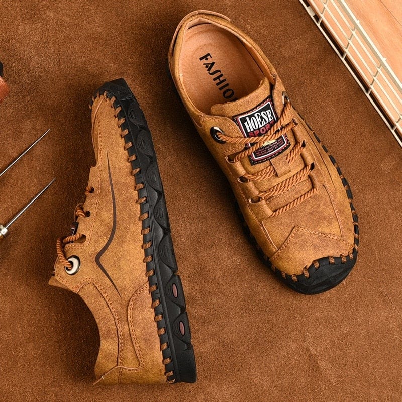 Atmungsaktive Herren Tactical-Lederschuhe