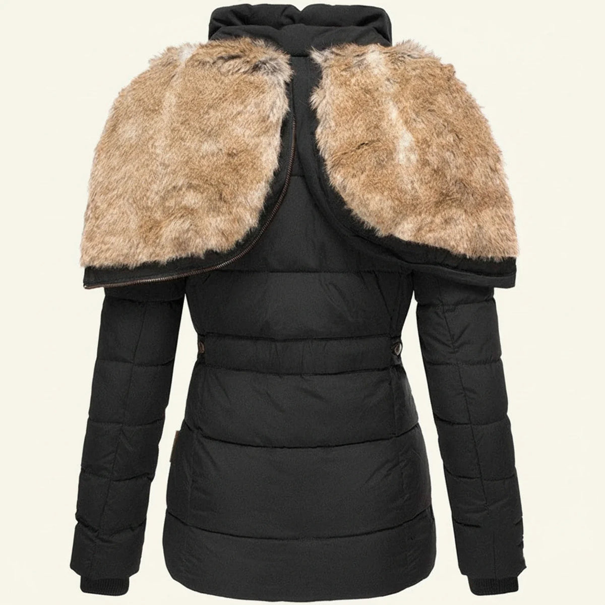 Winter-Steppjacke mit Kapuze für Damen