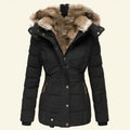 Winter-Steppjacke mit Kapuze für Damen