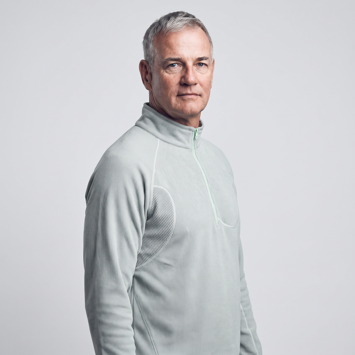Herren Fleecejacke Half-Zip – Midlayer für Wandern