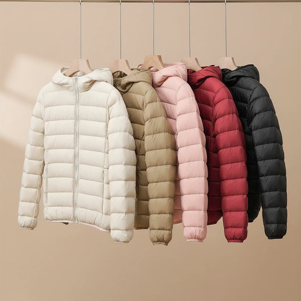 Leichte Steppjacke mit Kapuze für Damen