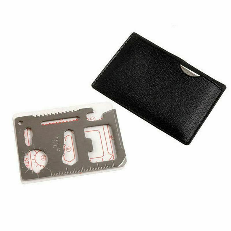 Kreditkarten-Multitool – 11-in-1 Überlebenskarte fürs Portemonnaie