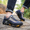 Herren-Wanderschuhe mit Stollensohle – Trekking und Trail, gepolsterter Schaftrand