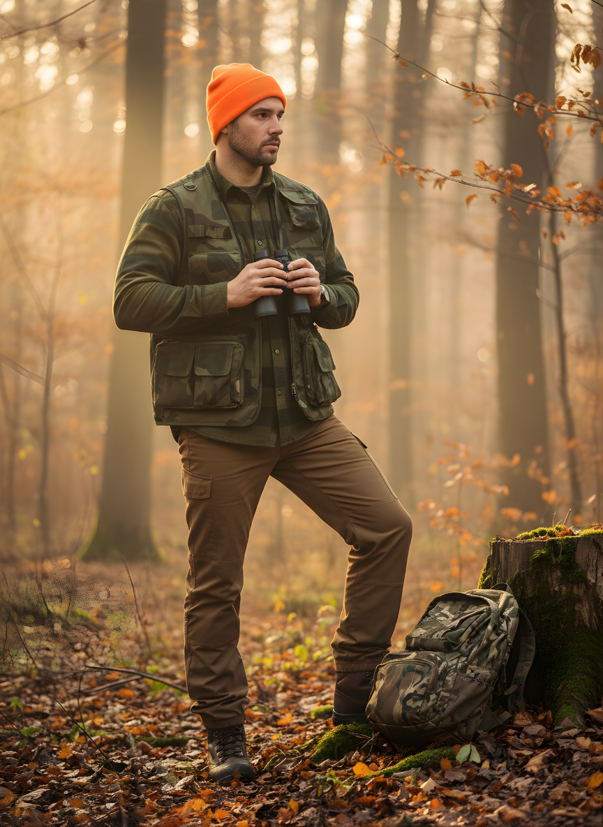 Leichte Outdoor-Weste mit vielen Taschen – atmungsaktiv für den Feldeinsatz