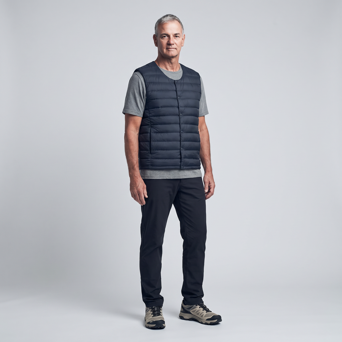 Herren Daunenweste – leichter Bodywarmer für Wandern und Outdoor