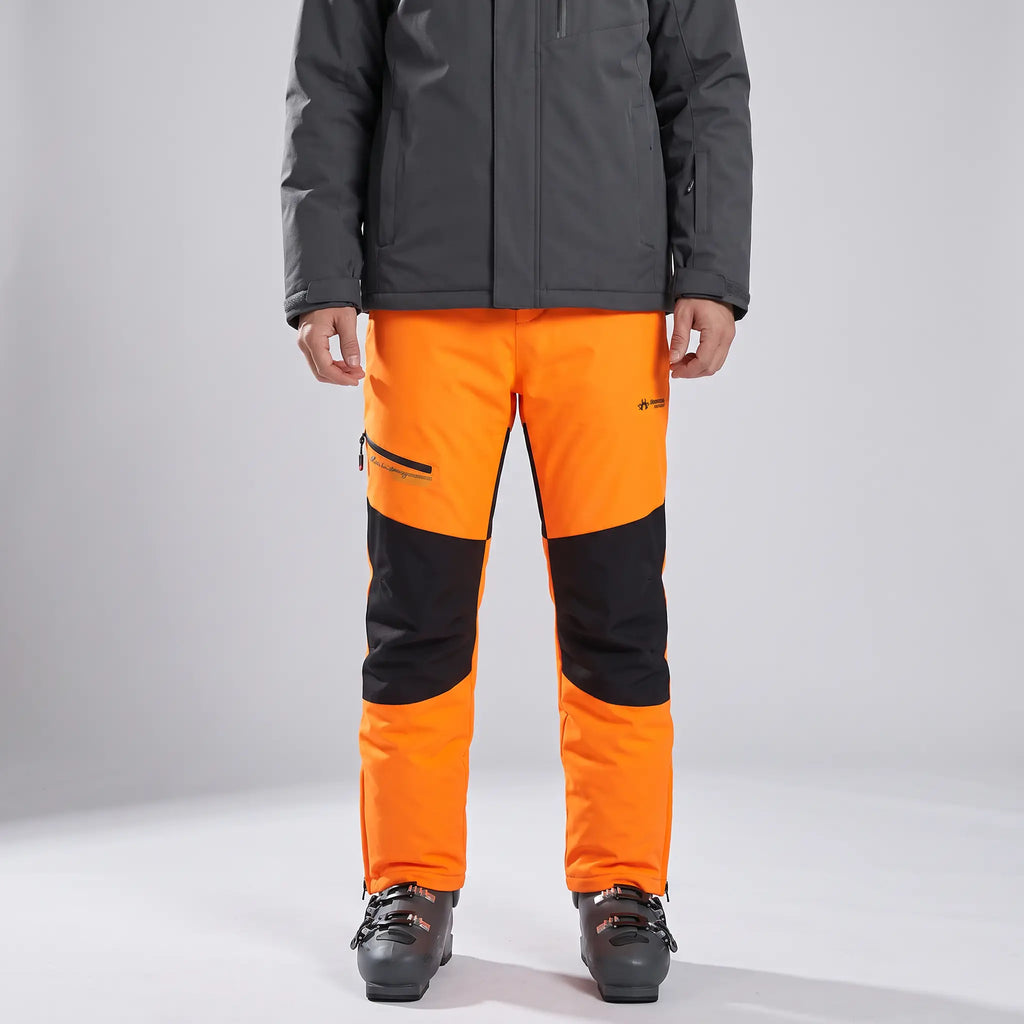 Herren-Skihose mit abnehmbarem Latz – gefüttert und winddicht