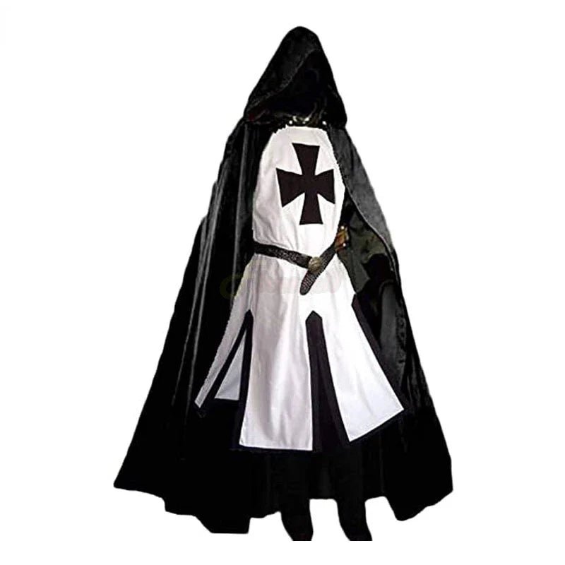 Templerritter-Kostüm mit Umhang für Cosplay