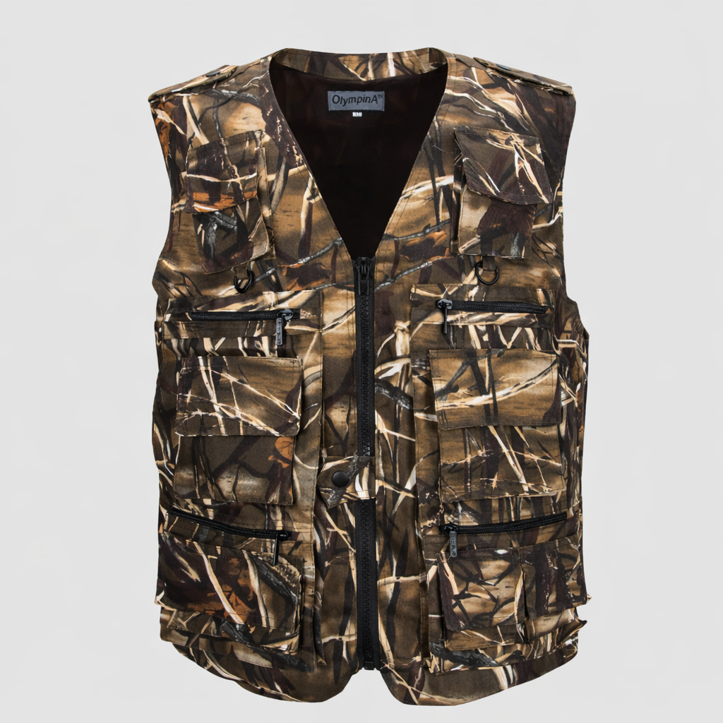 Herren Camouflage-Feldweste mit vielen Taschen
