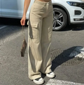 Cargohose mit verstellbarem Bund – gerader Schnitt