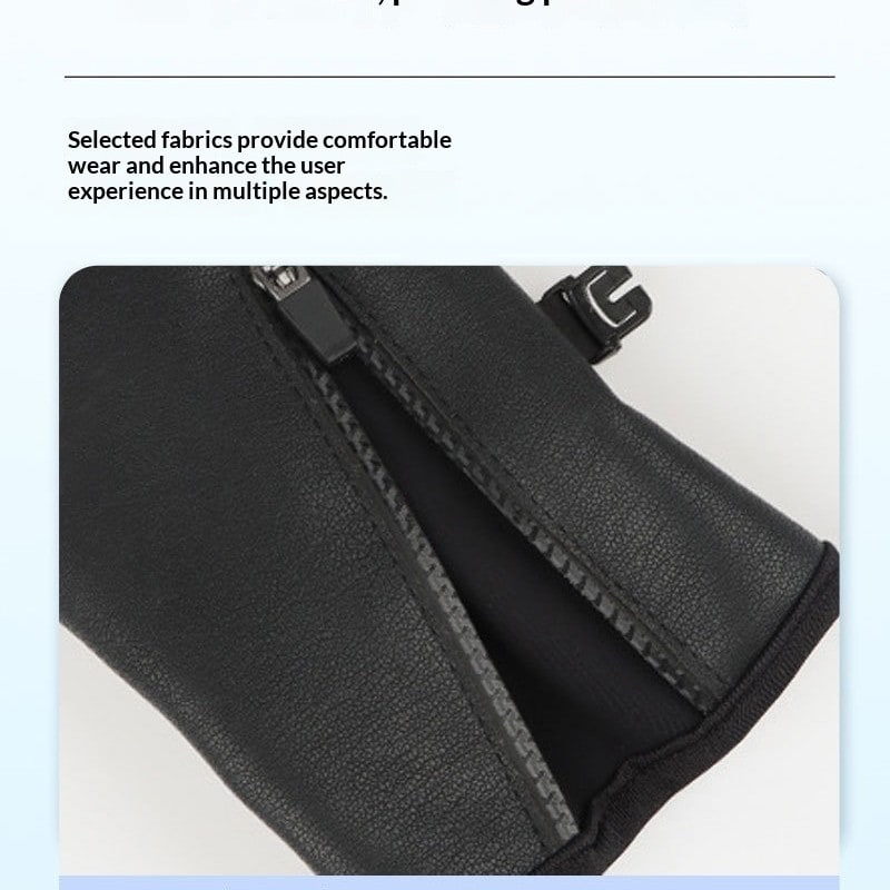 Beheizbare Handschuhe mit USB-Anschluss und Touchscreen-Fingerspitzen