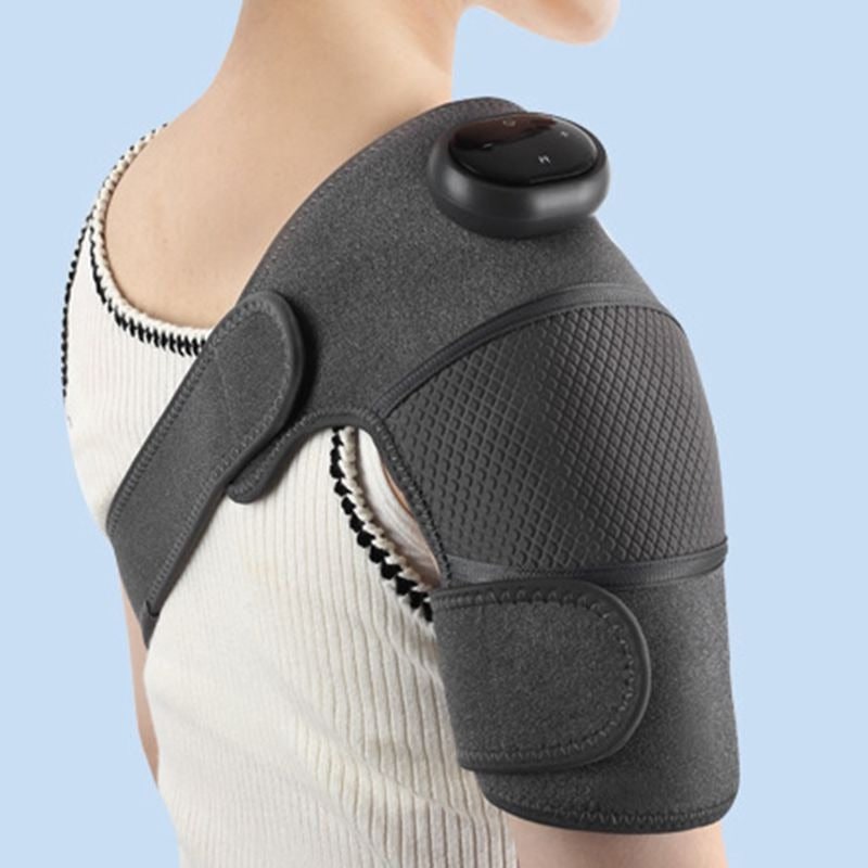 Beheizbare Knie-Massagebandage mit Vibration und digitaler Steuerung