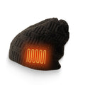Beheizbare Winter-Beanie mit Ohrenklappen und 3400-mAh-Akku