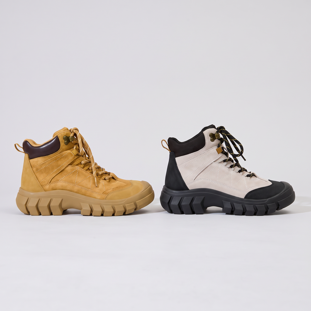Damen-Wanderstiefel aus Wildleder – Ankle Boots mit griffiger Sohle