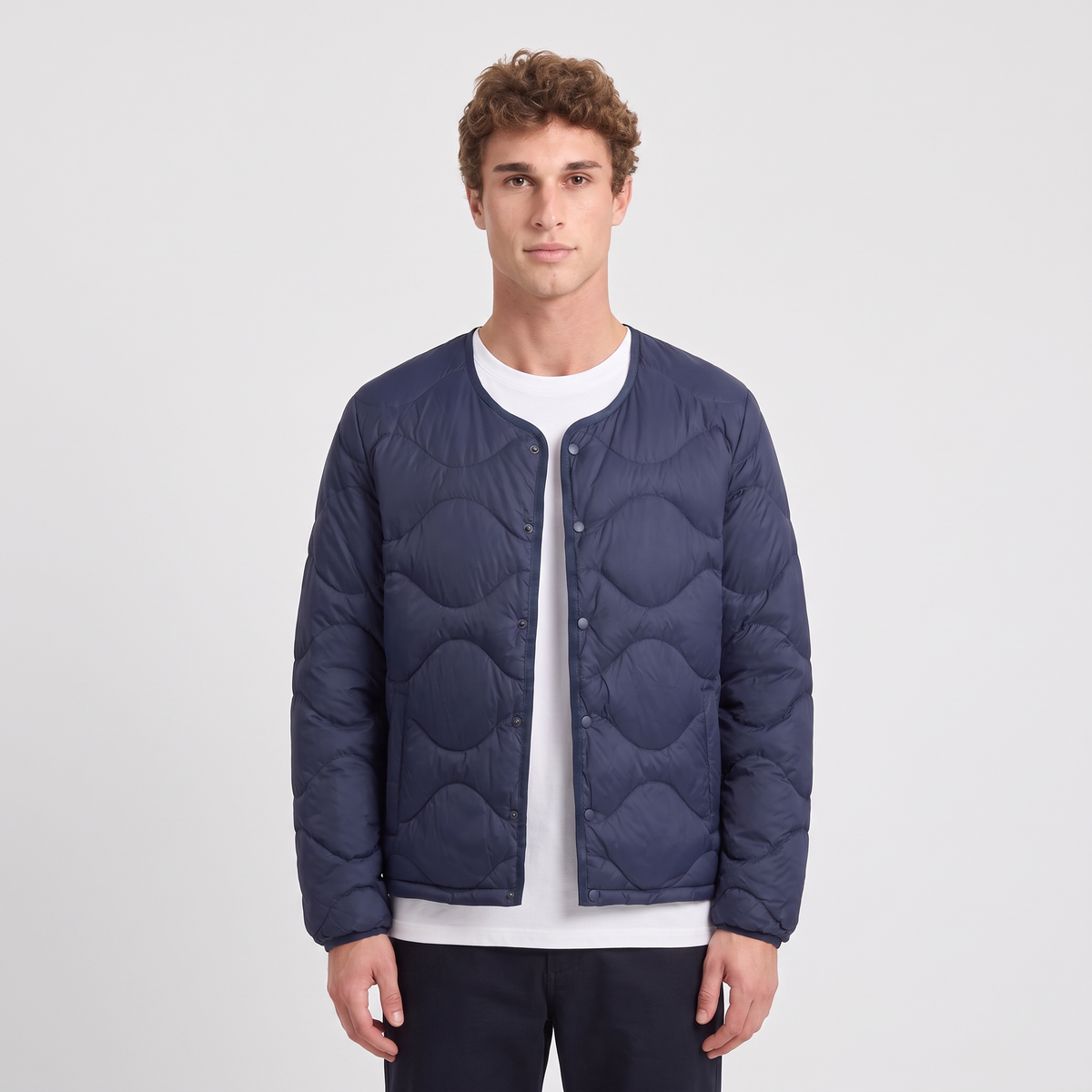 Herren Steppjacke leicht – gesteppte Daunenjacke zum Layering