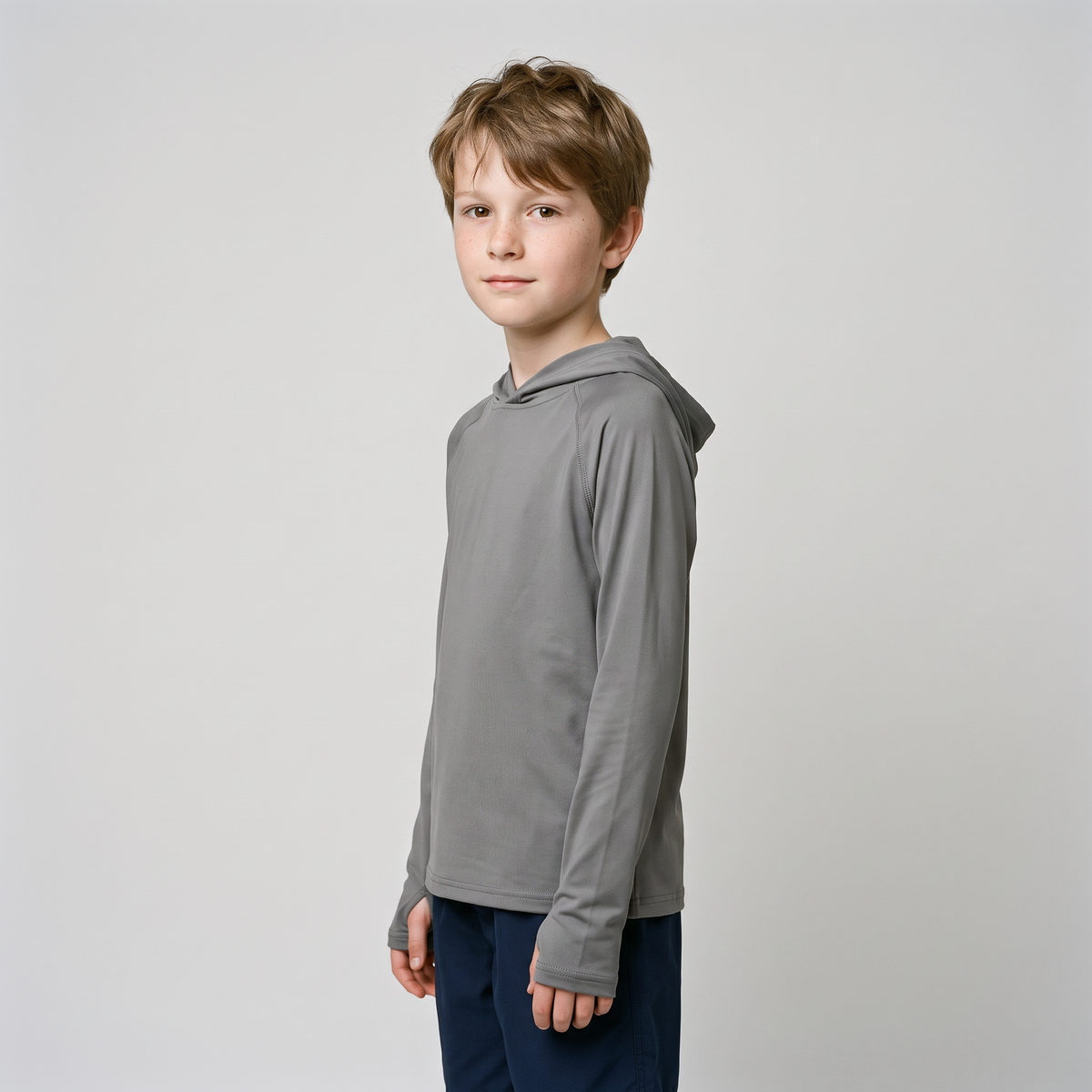 Kinder-Sonnenhoodie UPF 50+ – langärmliges UV-Shirt für Jungen und Mädchen