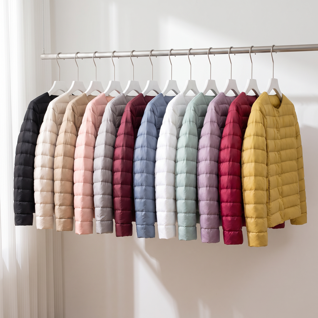 Damen-Steppjacke leicht und packbar – Daunenjacke