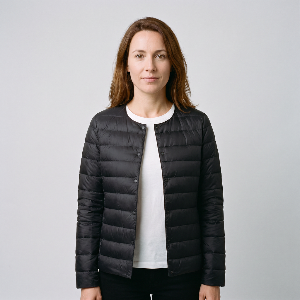 Damen-Steppjacke leicht und packbar – Daunenjacke