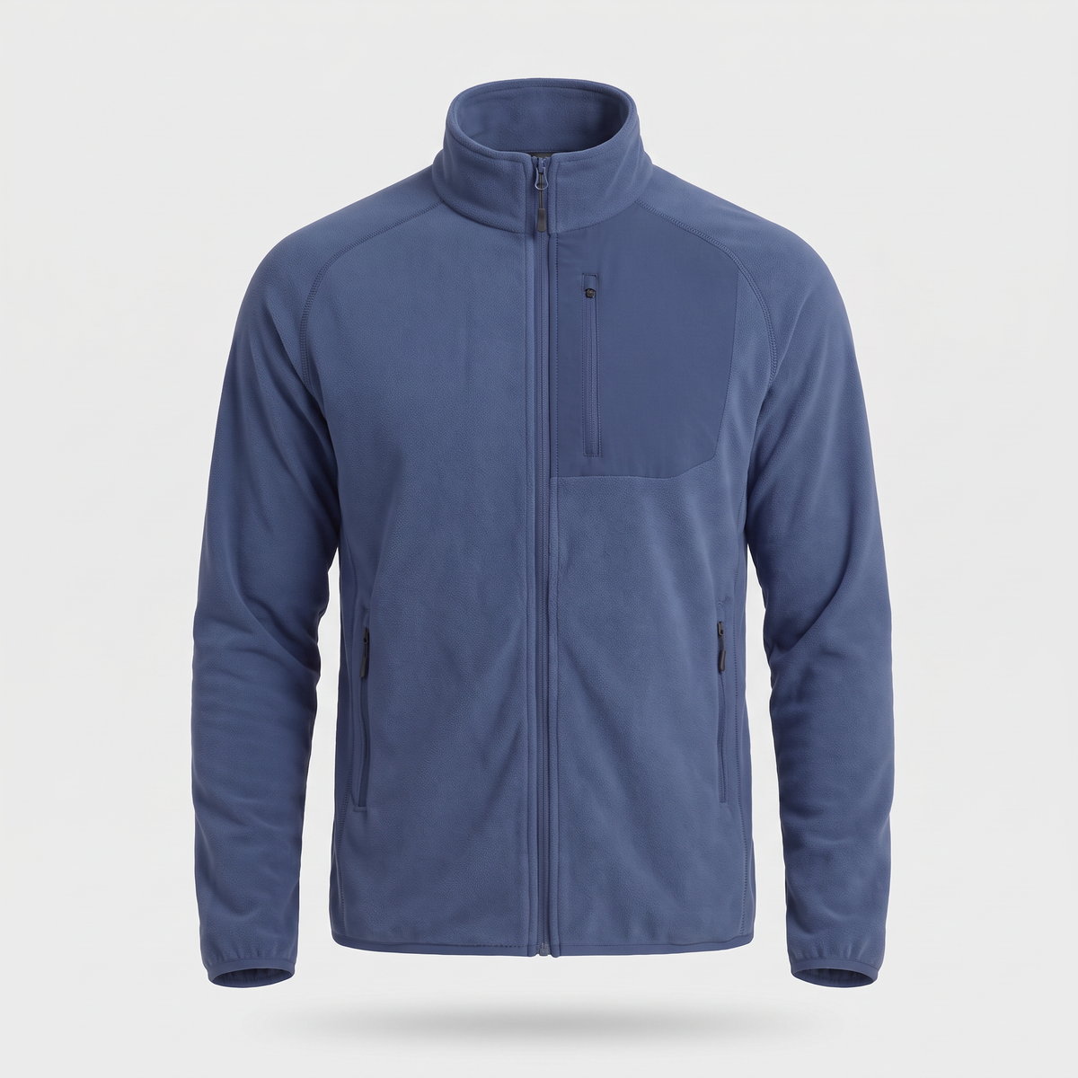 Herren Fleecejacke leicht – Zip-Fleece für Spaziergänge und Wandern