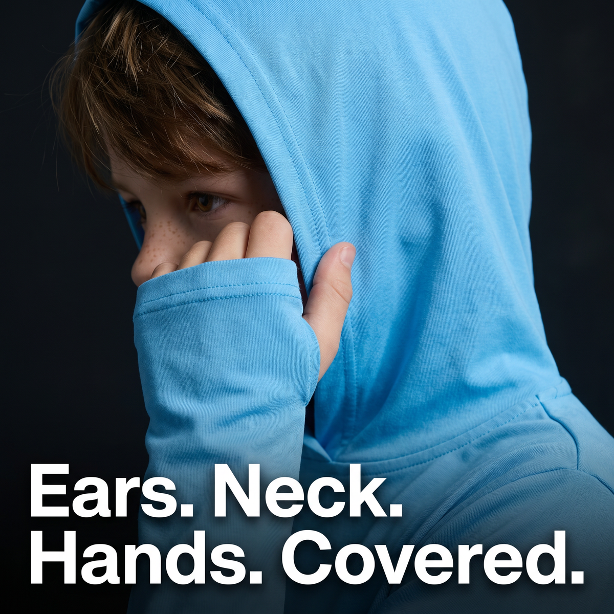 Kinder-Sonnenhoodie UPF 50+ – langärmliges UV-Shirt für Jungen und Mädchen