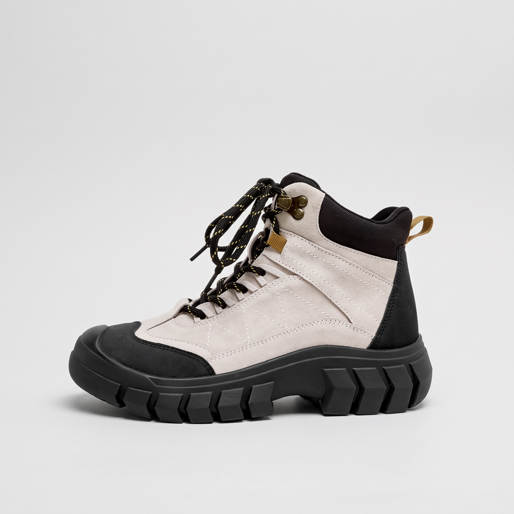 Damen-Wanderstiefel aus Wildleder – Ankle Boots mit griffiger Sohle