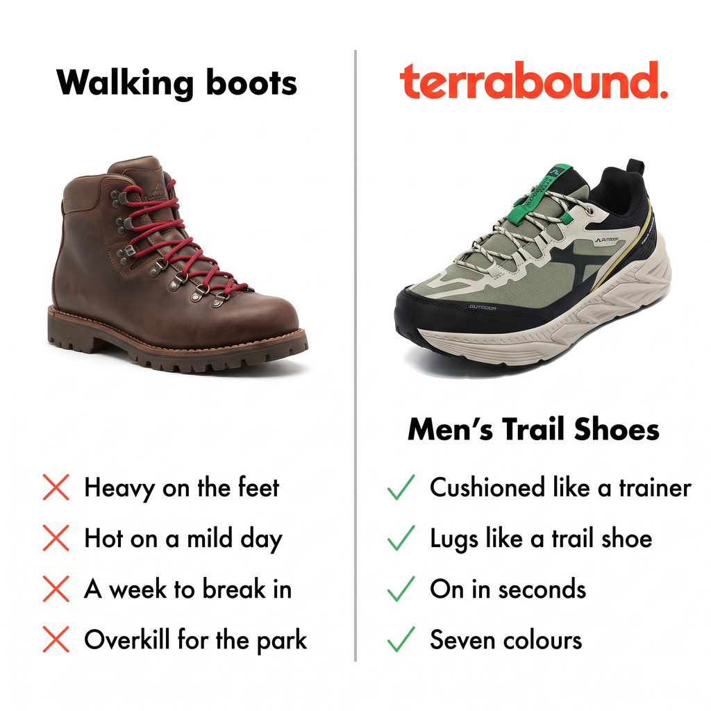 Herren Trailschuhe gedämpft – Laufschuhe für Gehen und Wandern