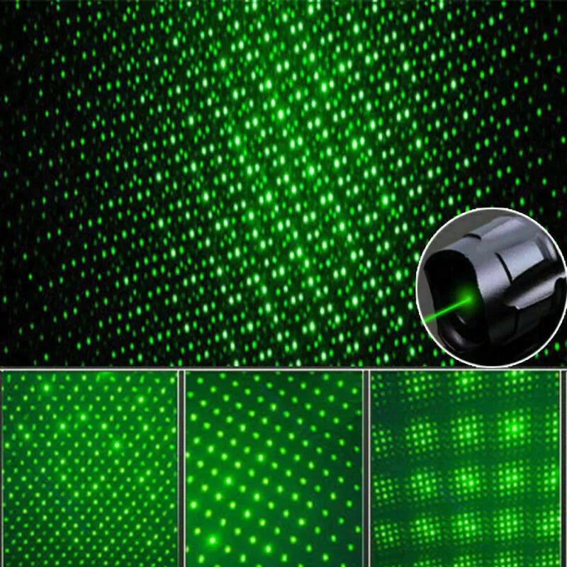 Wiederaufladbarer grüner Laserpointer mit großer Reichweite