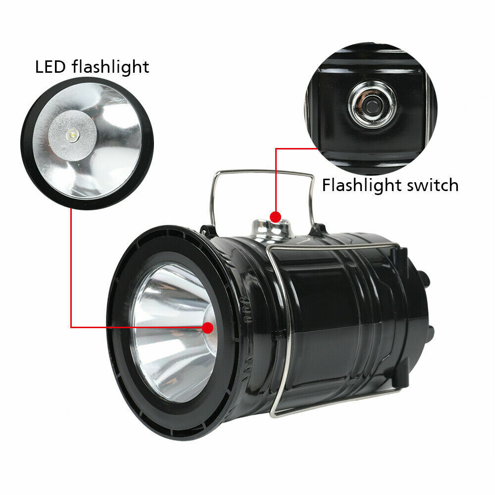 Camping-Laterne – wiederaufladbare LED-Laterne für Camping, Notfall & Überlebenssets