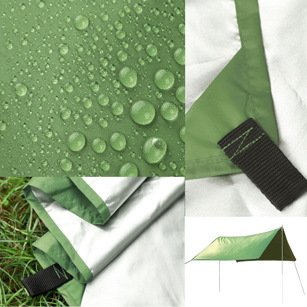 Camping-Hängematten-Set mit Moskitonetz, Unterdecke & Regenschutz