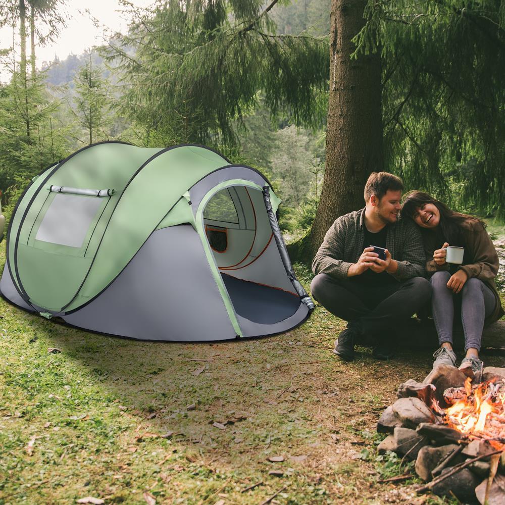 4-Personen Pop-up-Campingzelt – wasserdicht, automatischer Sofortaufbau