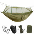 Camping-Hängematten-Set mit Moskitonetz, Unterdecke & Regenschutz